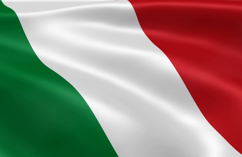 italian flags