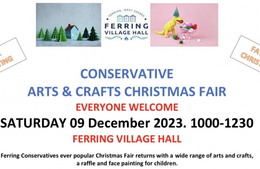 Ferring Christmas Fair flyer