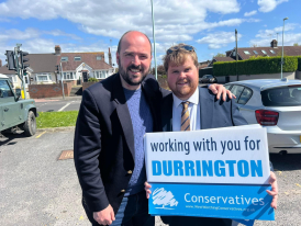 Josh with Chairman Richard Holden MP